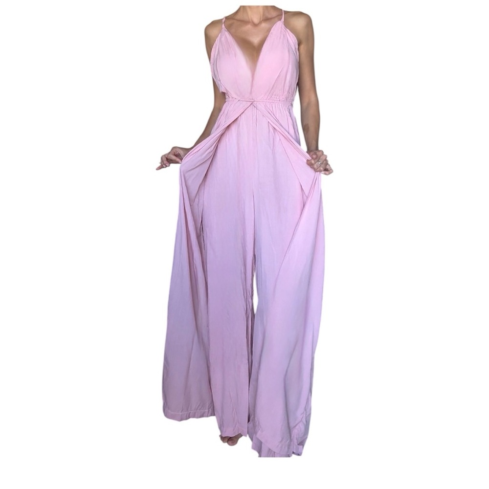 Elegant Pink Jumpsuit